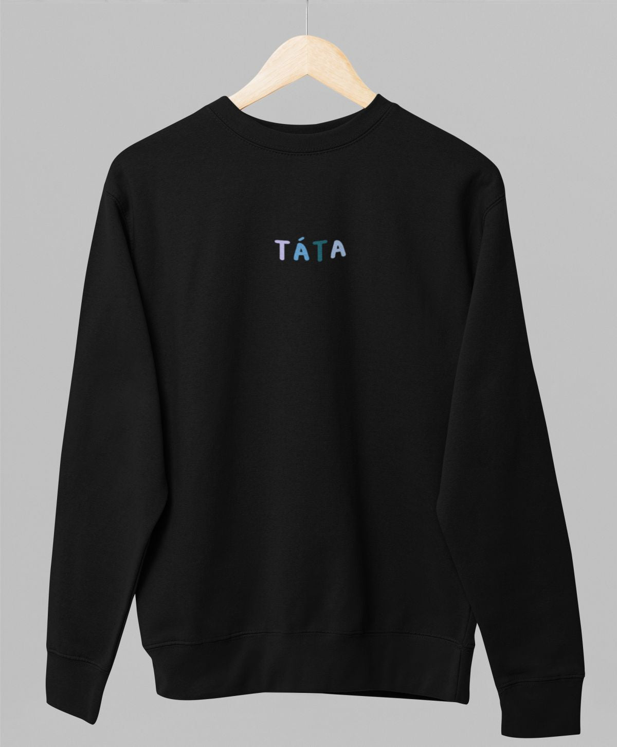 Černá unisex mikina "Táta"
