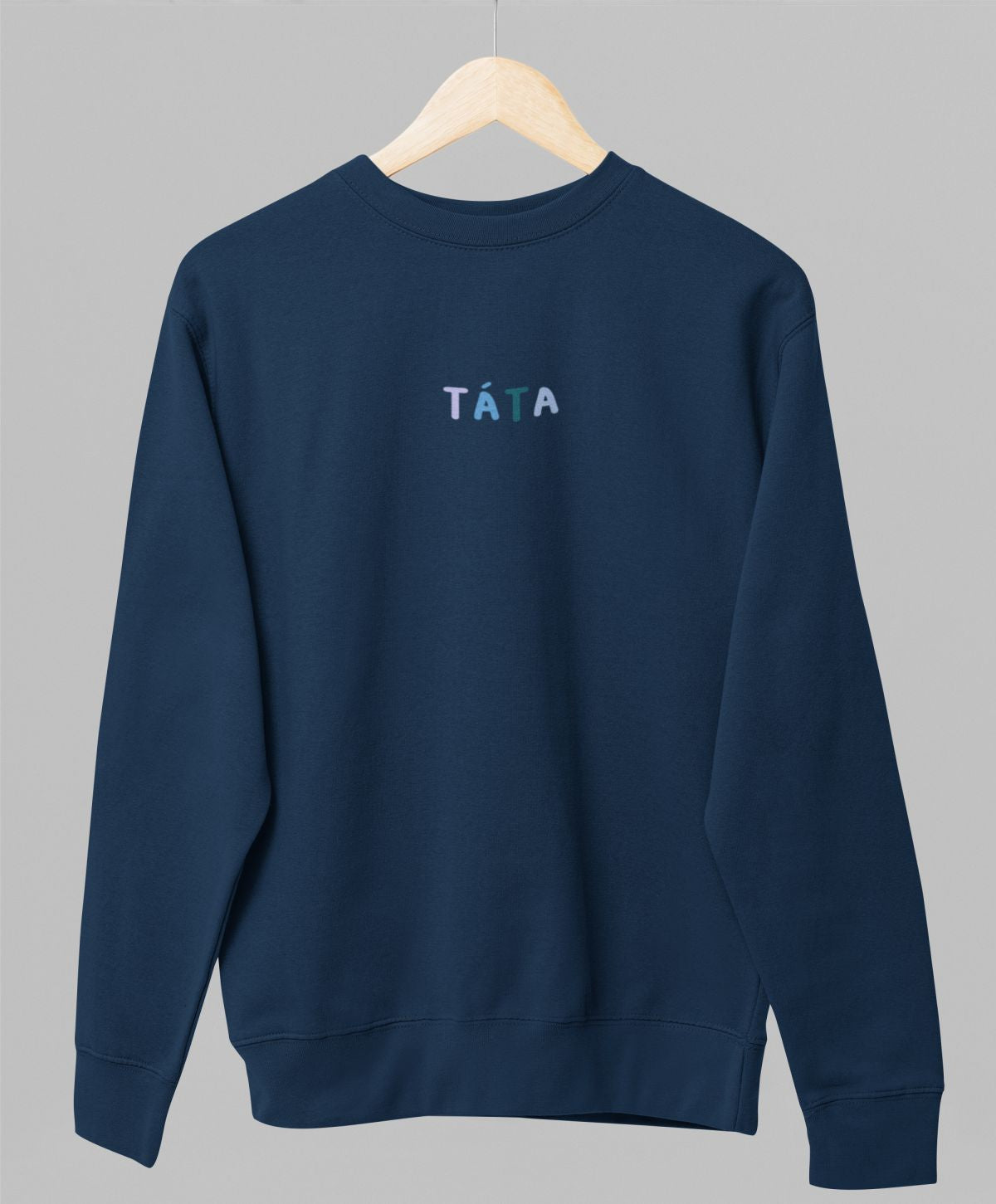 Modrá unisex mikina "Táta"