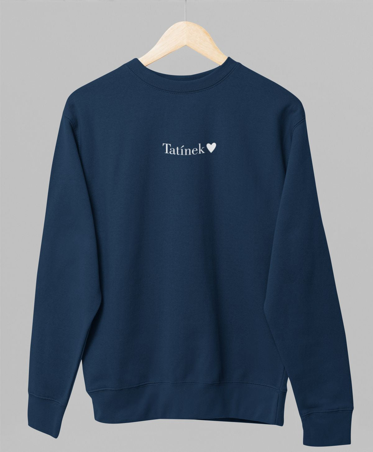 Modrá unisex mikina "Tatínek s srdíčkem"