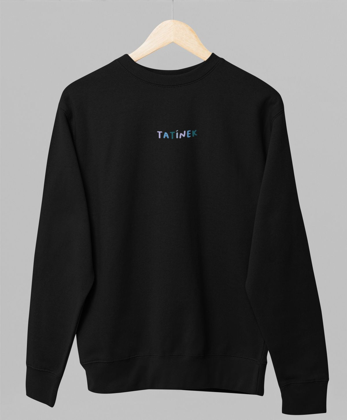 Černá unisex mikina "Tatínek"