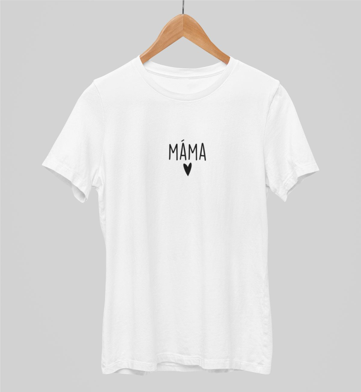 Bílé unisex tričko "Máma"
