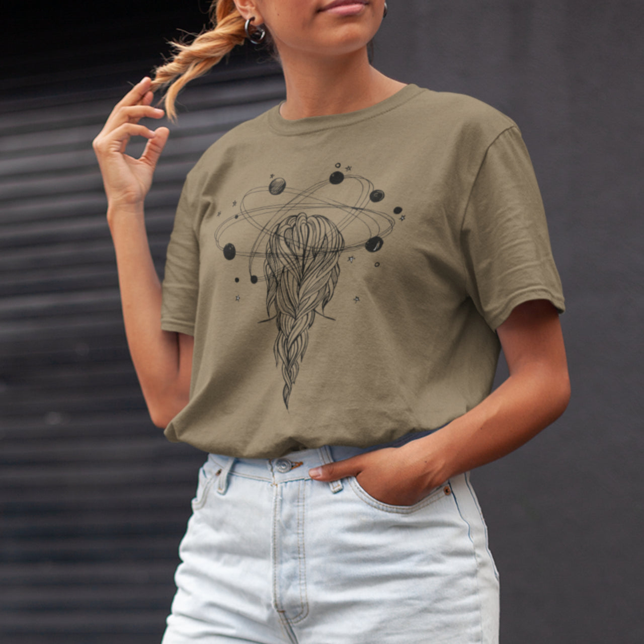 Khaki tričko Snění (UNISEX tričko)