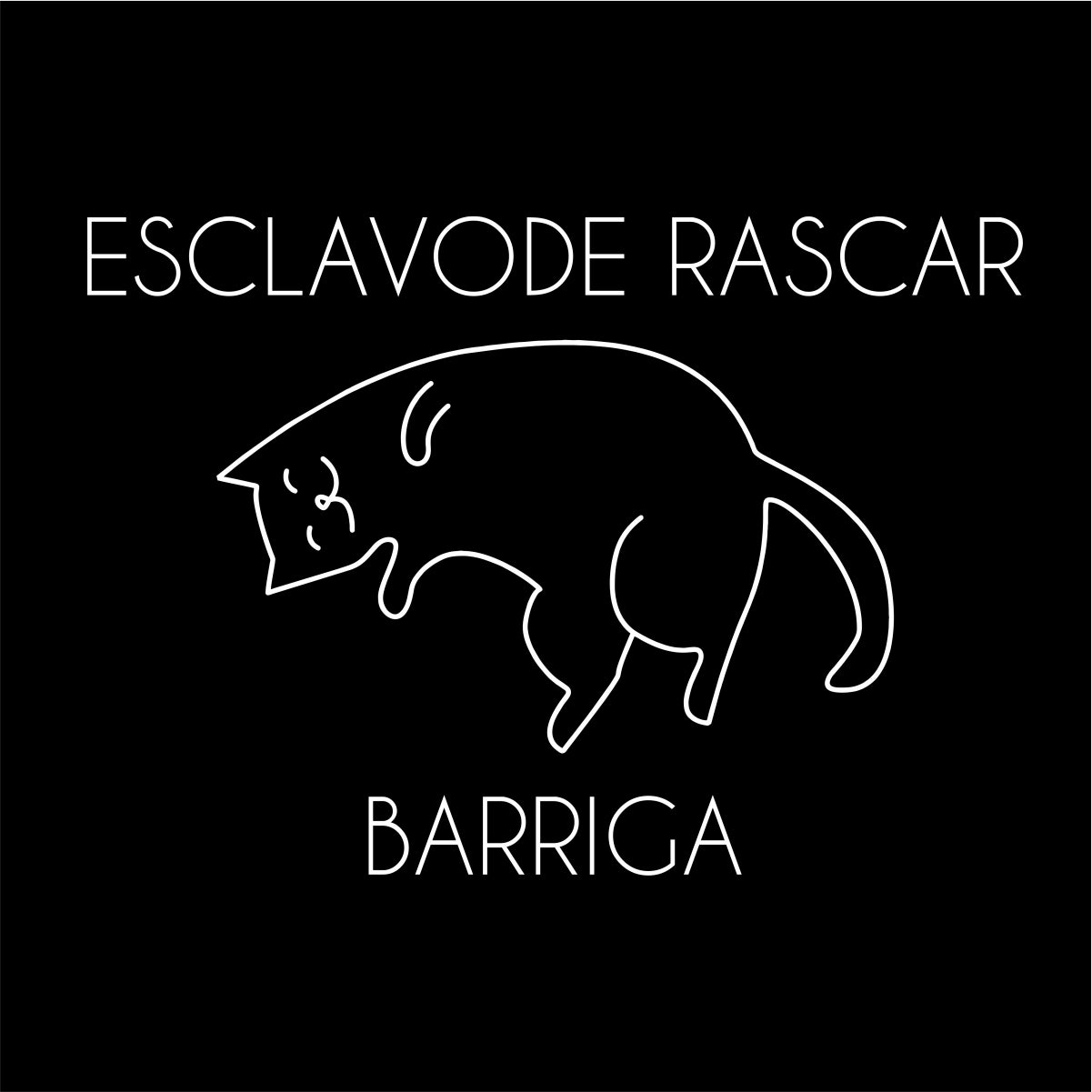 Černé UNISEX tričko Barriga