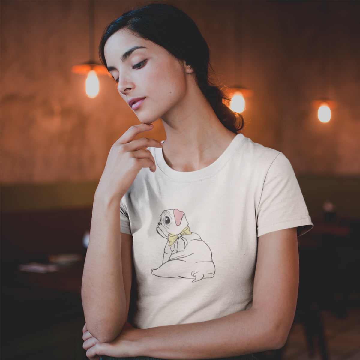Bílé UNISEX tričko El amor mas puro