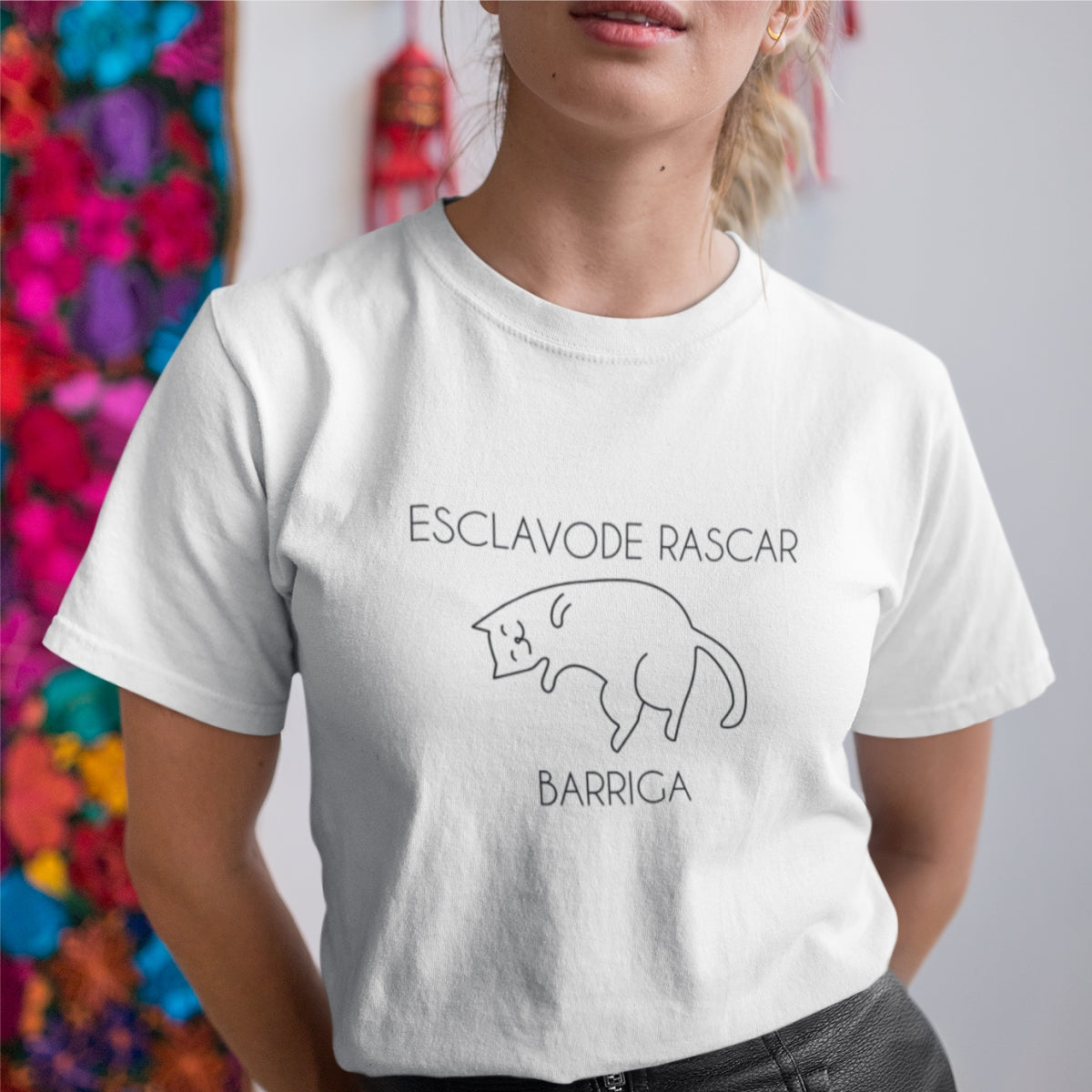 Bílé UNISEX tričko Barriga
