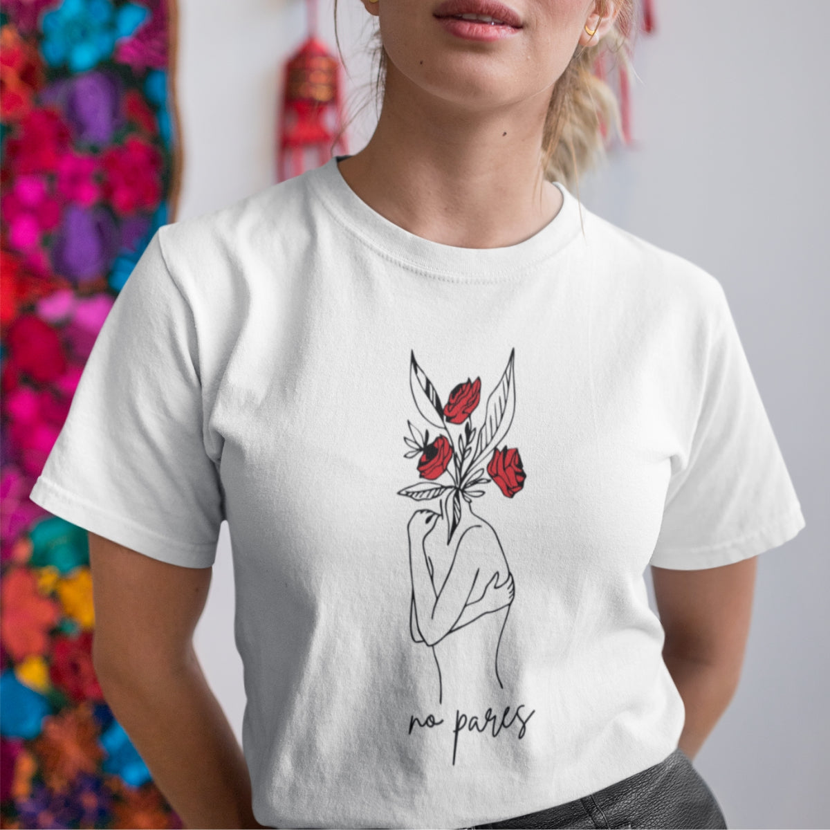Bílé UNISEX tričko No pares