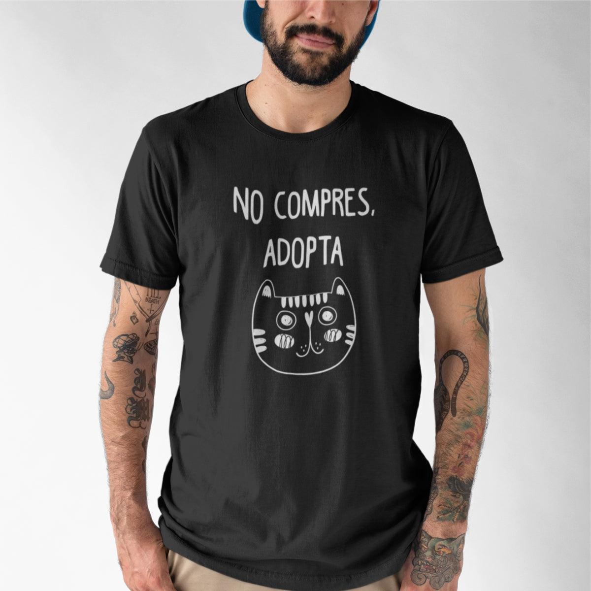 Černé UNISEX tričko No compres