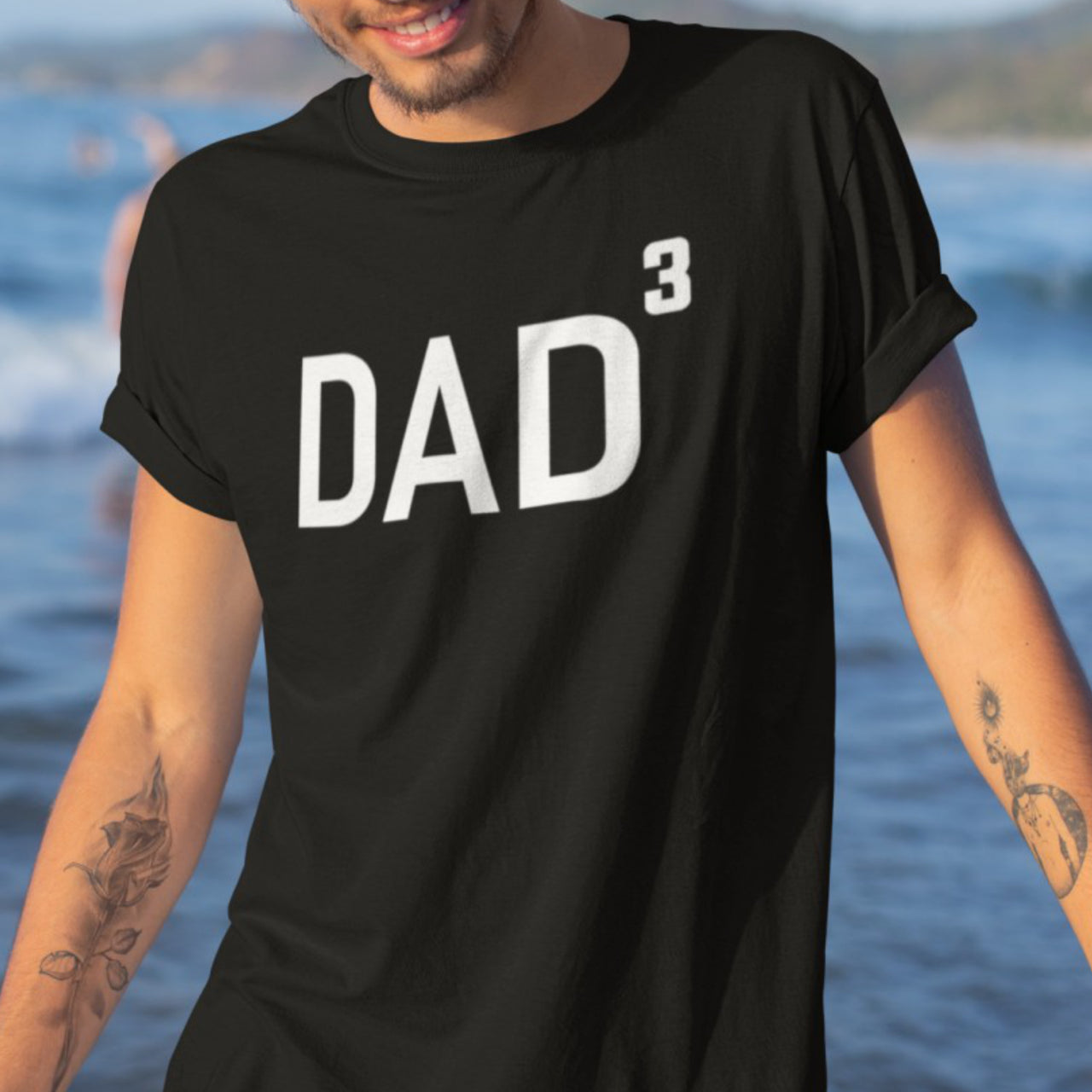 Černé UNISEX tričko DAD³