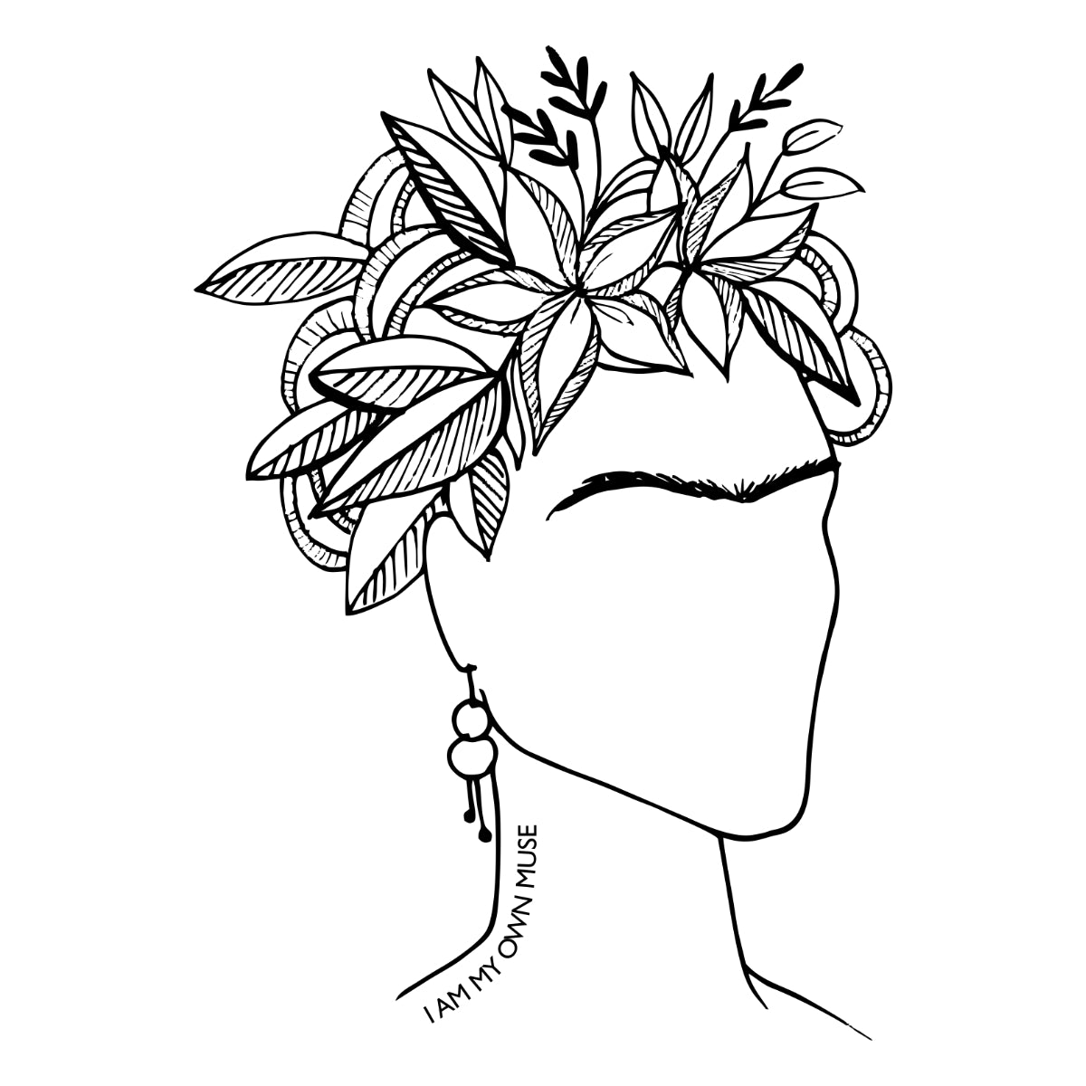 Bílé tričko Frida (UNISEX tričko)