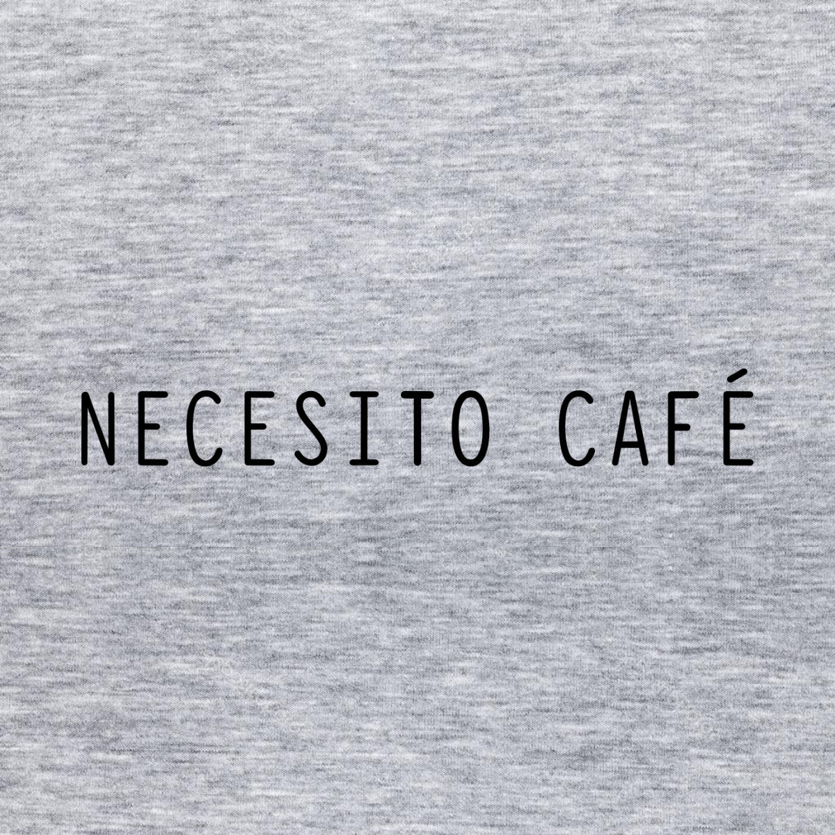 Šedý melír UNISEX tričko I need coffee