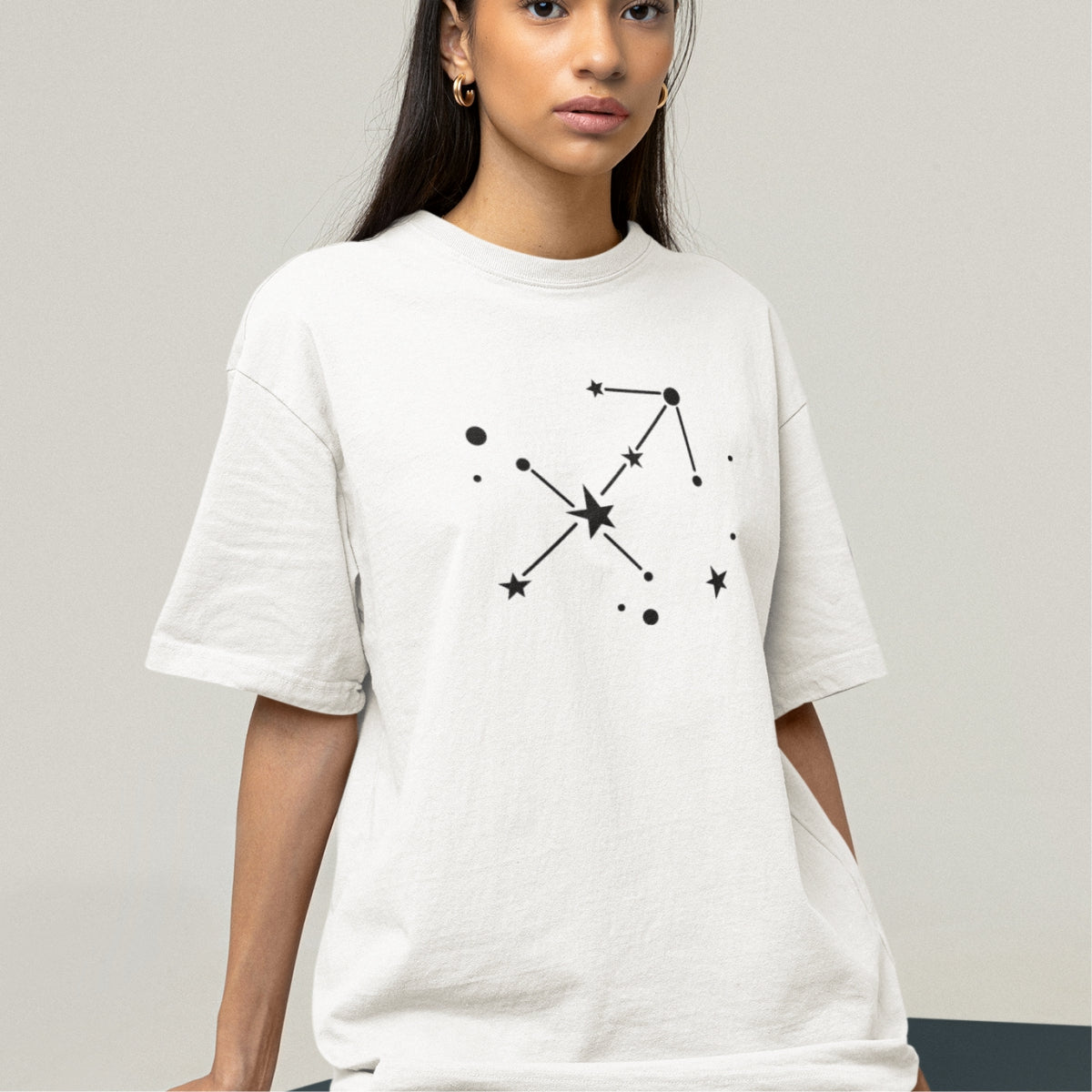 Bílé UNISEX tričko Zodiac Sagittarius